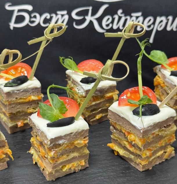 Печеночные канапе Печеночные канапе